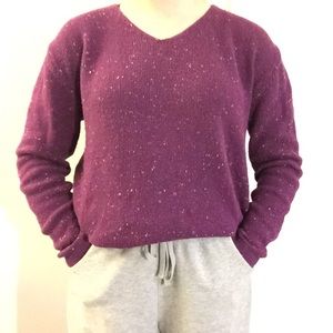 PURPLE SWEATER